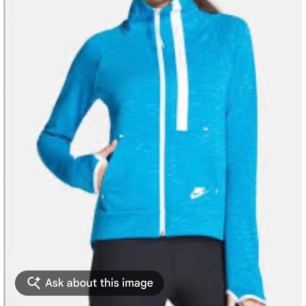 GORPCORE Nike Women's Tech Fleece Mock Neck Zip Up Jacket Size‎ Medium